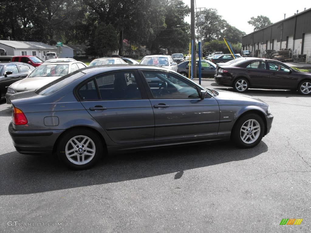 2000 3 Series 323i Sedan - Steel Grey Metallic / Black photo #6