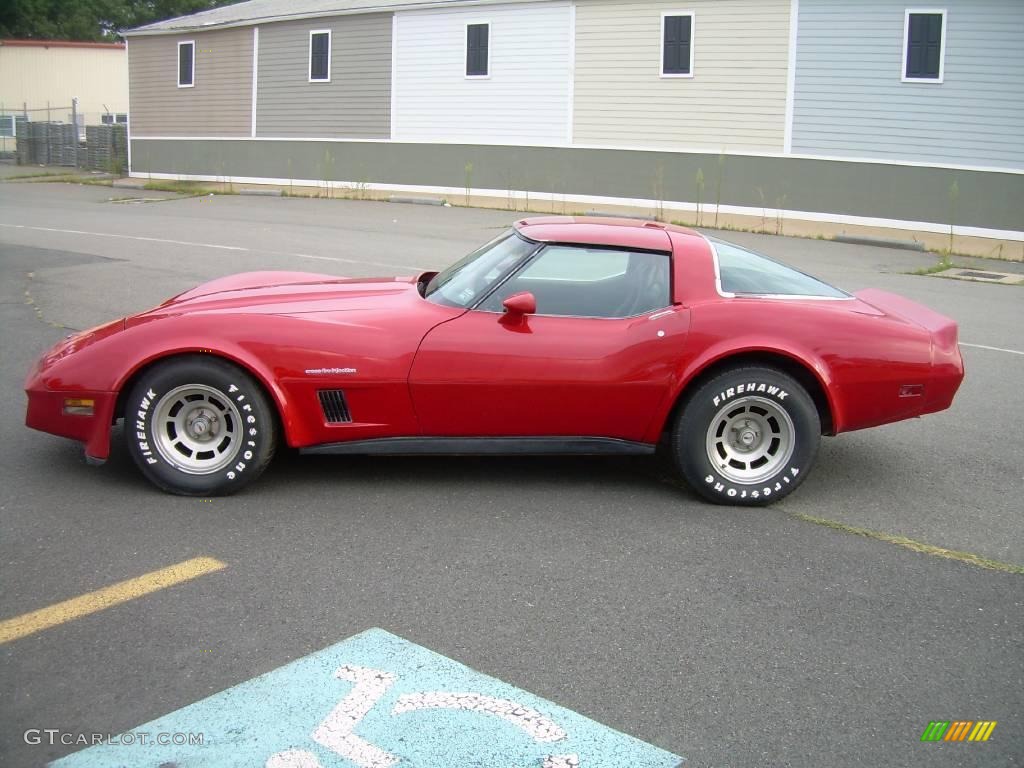 1982 Corvette Coupe - Red / Dark Red photo #5