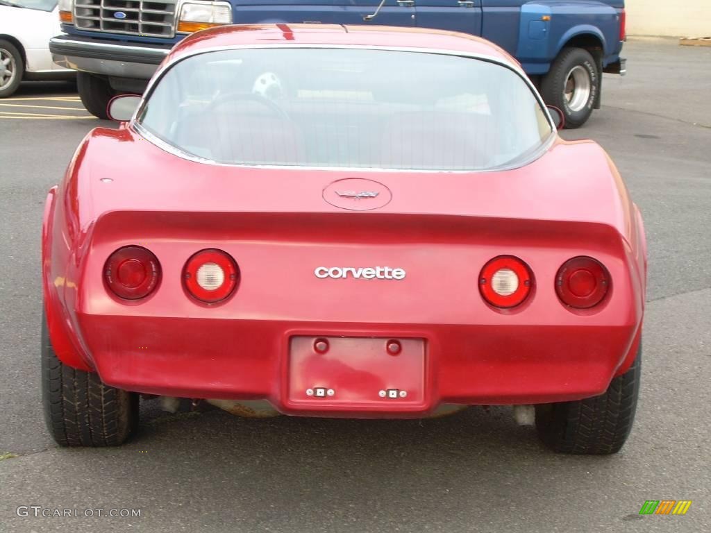 1982 Corvette Coupe - Red / Dark Red photo #7