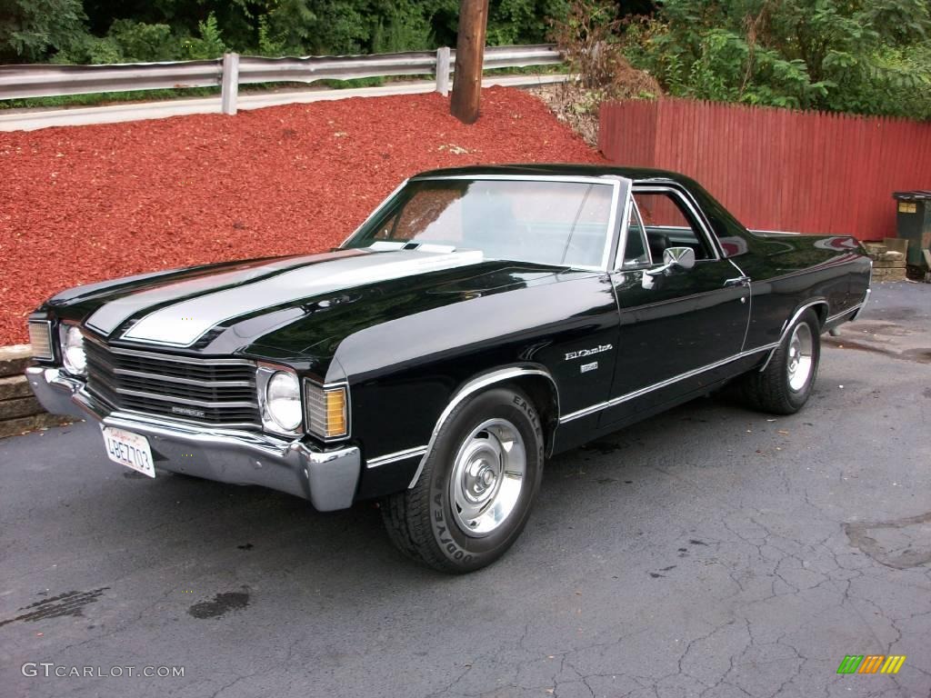 Black Chevrolet El Camino