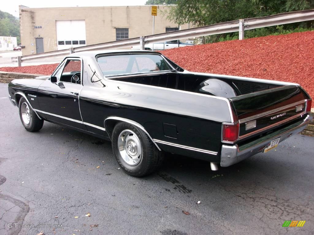 Black 1972 Chevrolet El Camino Standard El Camino Model Exterior Photo #15978188