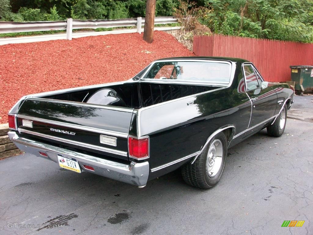 Black 1972 Chevrolet El Camino Standard El Camino Model Exterior Photo #15978196