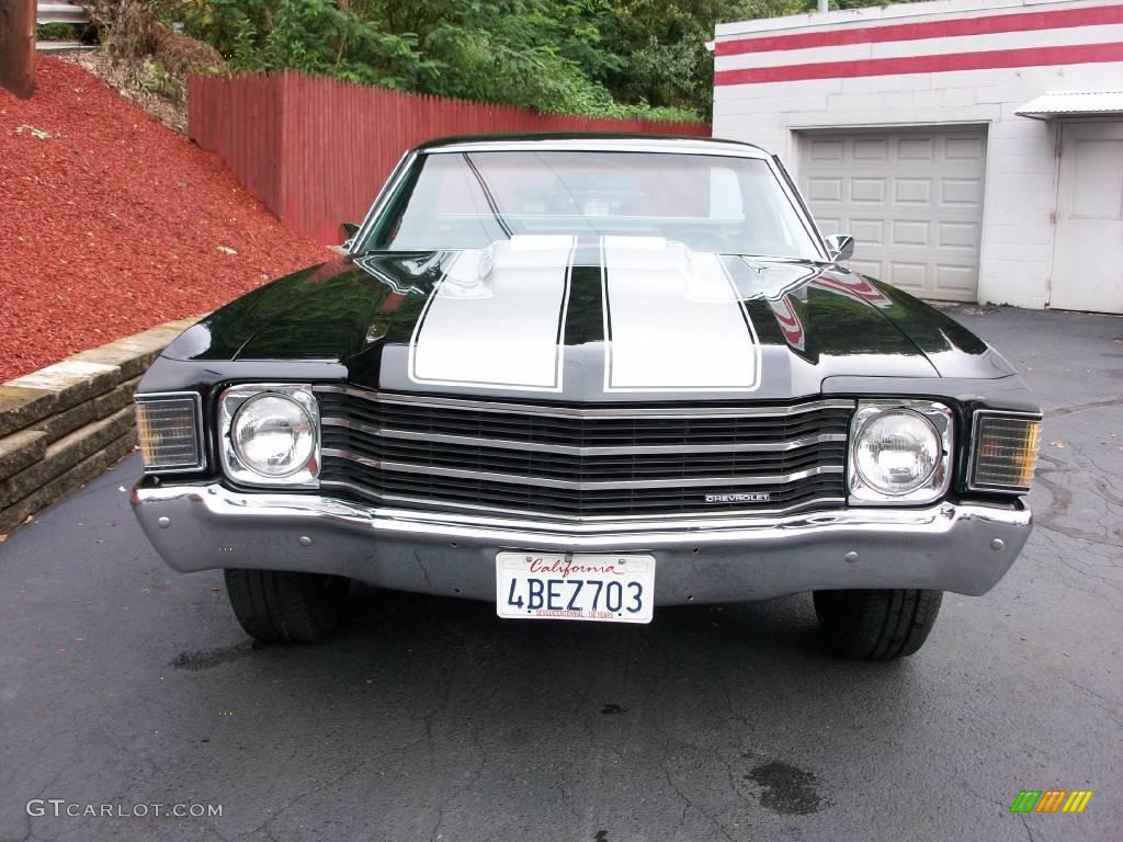 Black 1972 Chevrolet El Camino Standard El Camino Model Exterior Photo #15978208