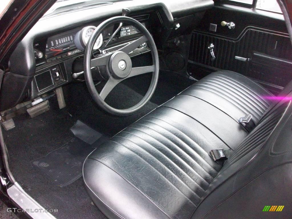Black Interior 1972 Chevrolet El Camino Standard El Camino Model Photo #15978220