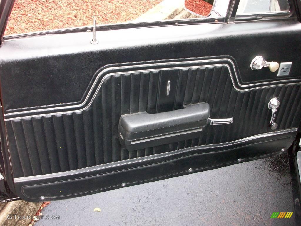 1972 Chevrolet El Camino Standard El Camino Model Black Door Panel Photo #15978228