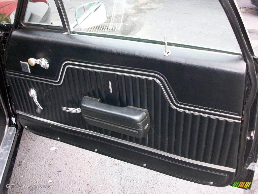 1972 Chevrolet El Camino Standard El Camino Model Black Door Panel Photo #15978240