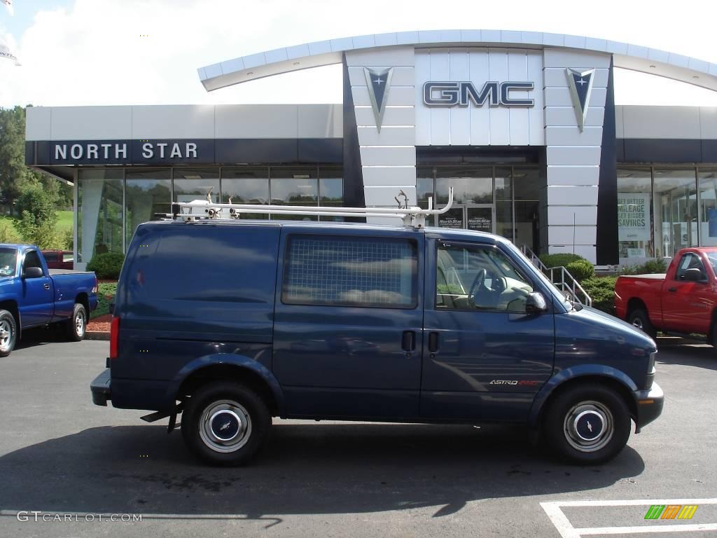 1999 Astro Commercial Van - Medium Cadet Blue Metallic / Neutral photo #1