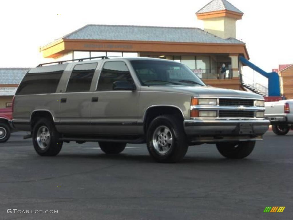 1999 Suburban K1500 LT 4x4 - Sunset Gold Metallic / Neutral photo #14