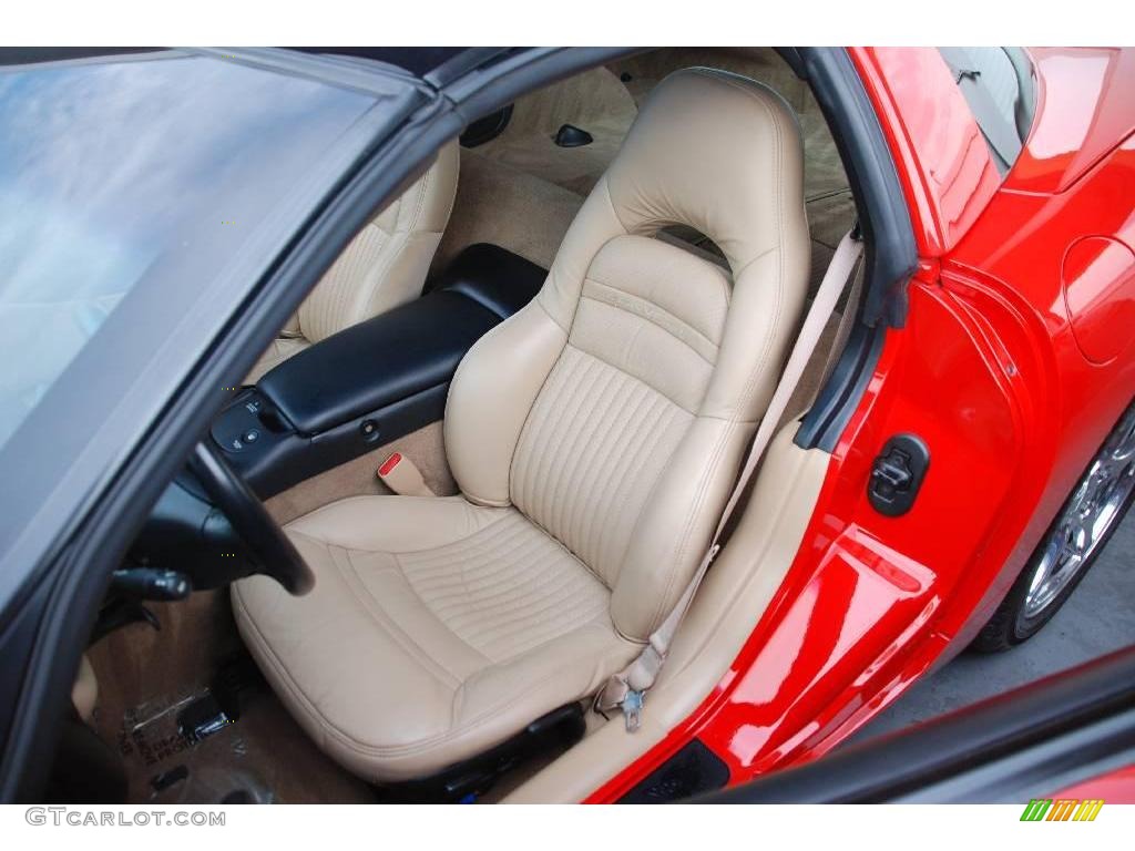 2001 Corvette Coupe - Torch Red / Light Oak photo #22