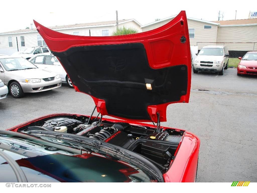 2001 Corvette Coupe - Torch Red / Light Oak photo #44