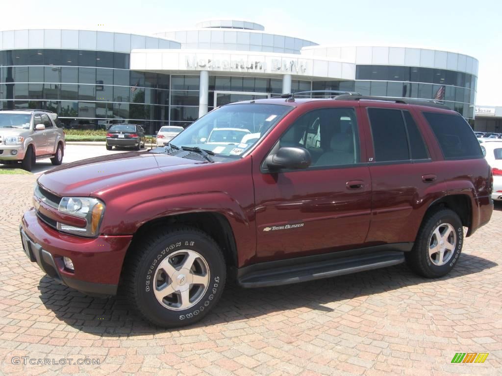 2004 TrailBlazer LT - Majestic Red Metallic / Pewter photo #1