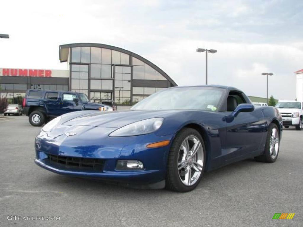 2007 Corvette Coupe - LeMans Blue Metallic / Ebony photo #2