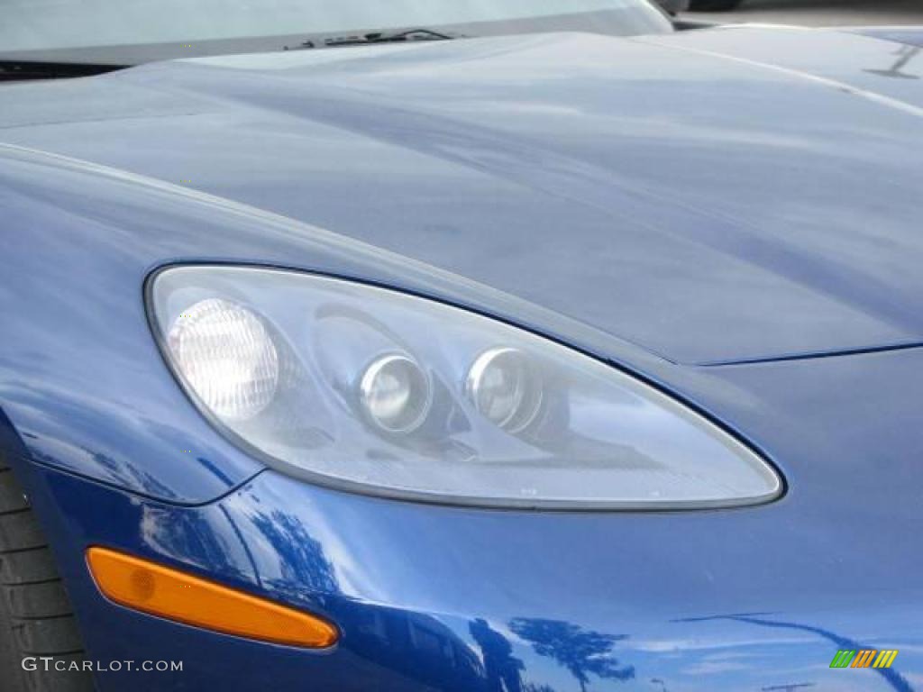 2007 Corvette Coupe - LeMans Blue Metallic / Ebony photo #4