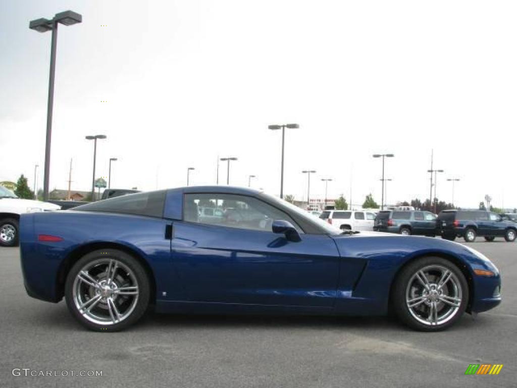 2007 Corvette Coupe - LeMans Blue Metallic / Ebony photo #6