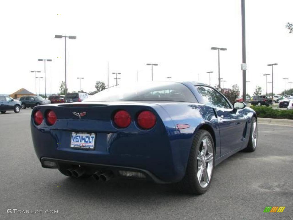 2007 Corvette Coupe - LeMans Blue Metallic / Ebony photo #7