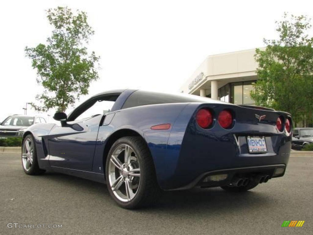 2007 Corvette Coupe - LeMans Blue Metallic / Ebony photo #8