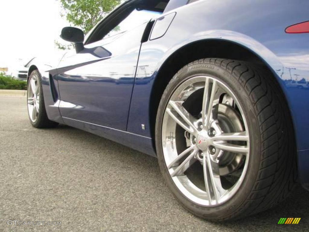 2007 Corvette Coupe - LeMans Blue Metallic / Ebony photo #9
