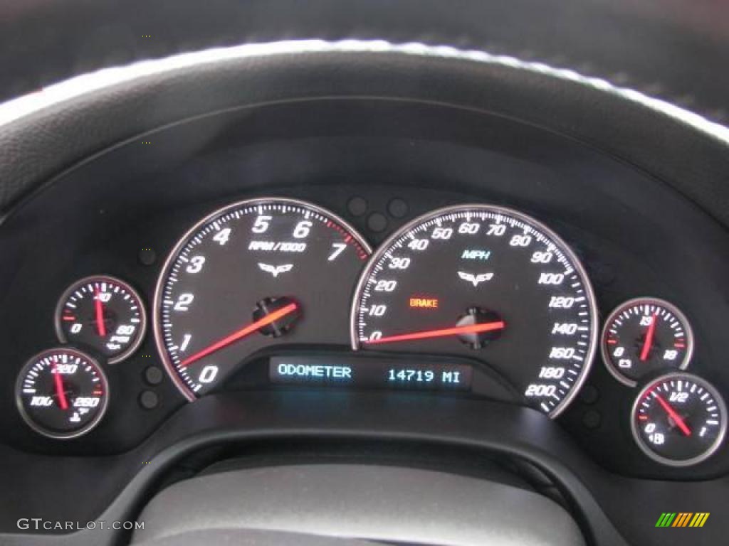 2007 Corvette Coupe - LeMans Blue Metallic / Ebony photo #14