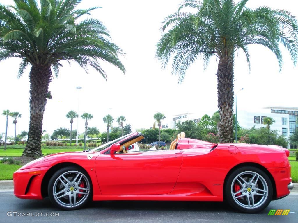 2007 F430 Spider F1 - Rosso Corsa (Red) / Beige photo #1