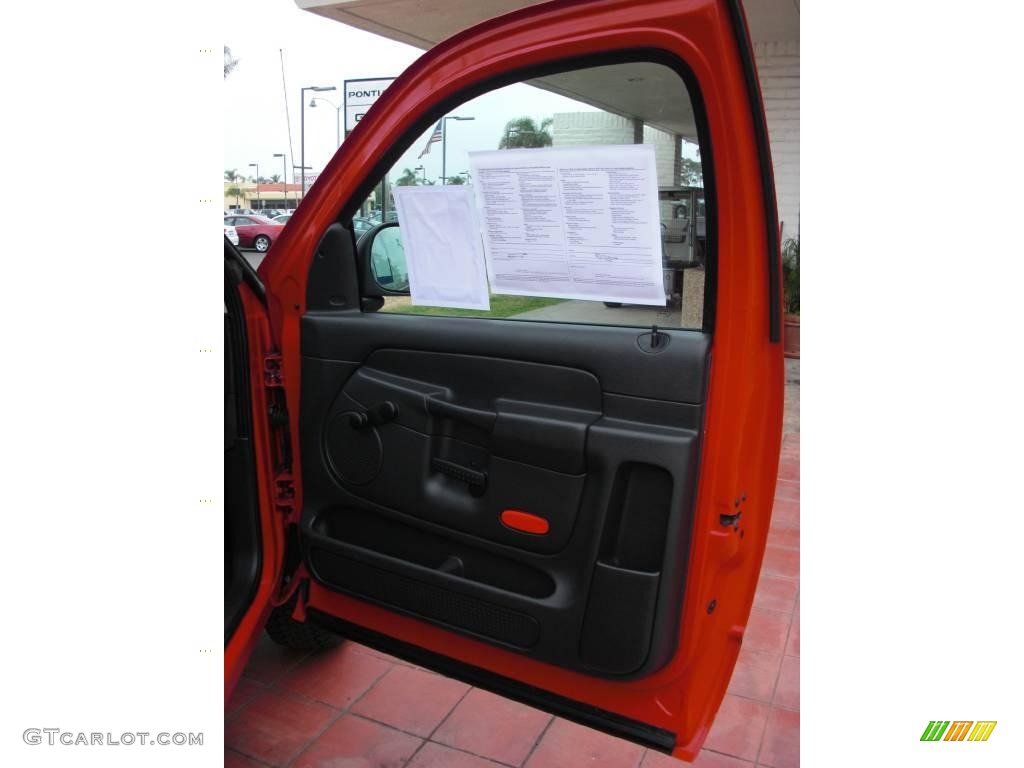 2005 Ram 1500 ST Regular Cab 4x4 - Flame Red / Dark Slate Gray photo #27