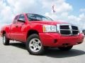 Flame Red 2007 Dodge Dakota SLT Club Cab