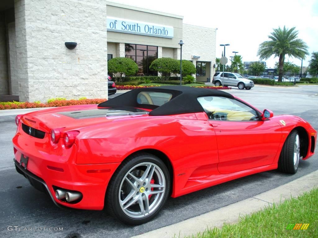 2007 F430 Spider F1 - Rosso Corsa (Red) / Beige photo #15