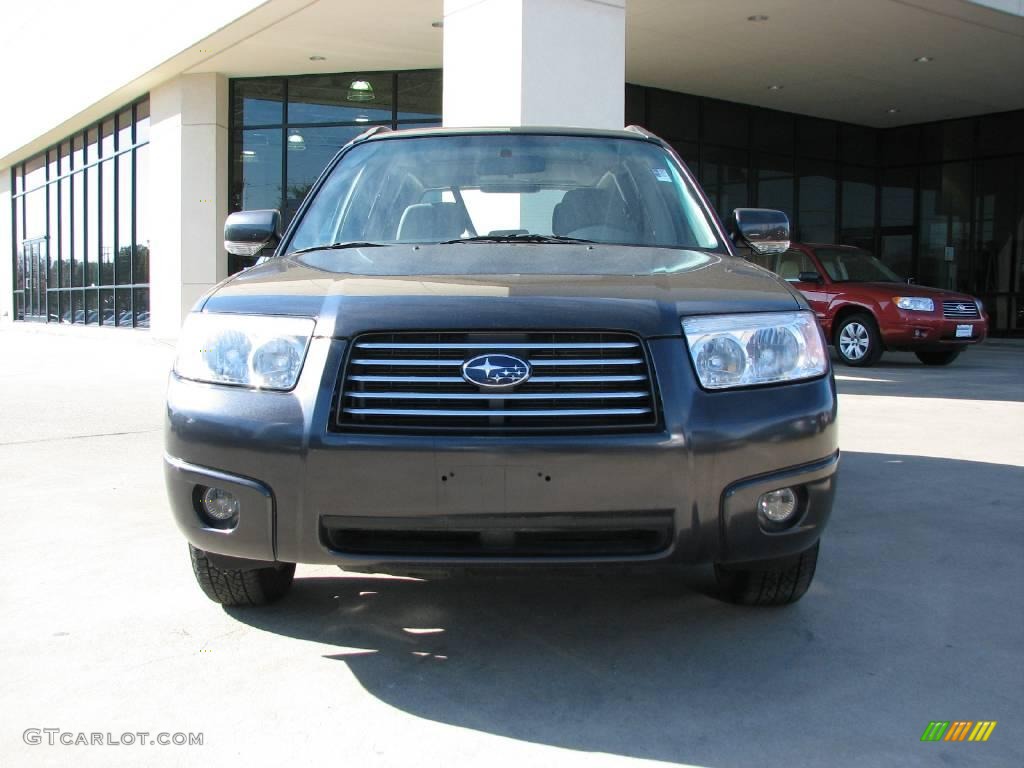 2008 Forester 2.5 X - Dark Gray Metallic / Graphite Gray photo #2