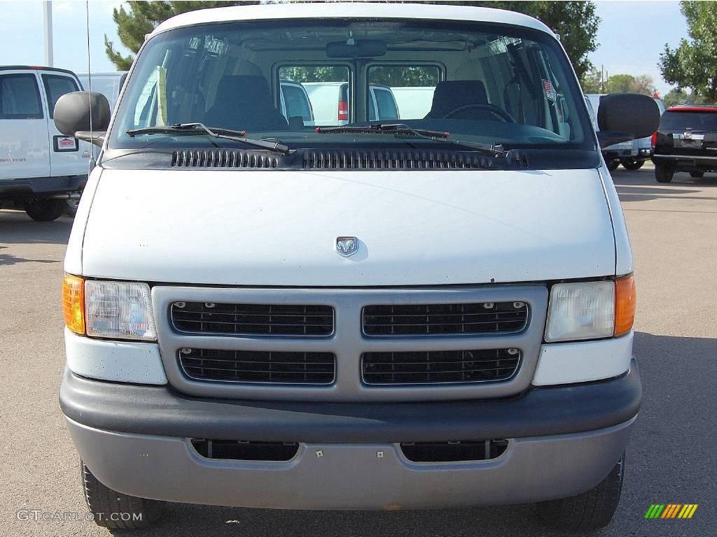 1999 Ram Van 2500 Commercial - Bright White / Mist Gray photo #2
