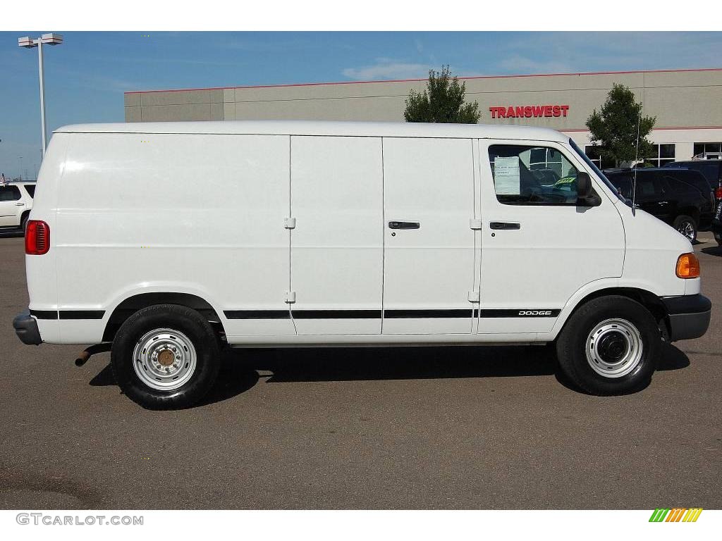 1999 Ram Van 2500 Commercial - Bright White / Mist Gray photo #4