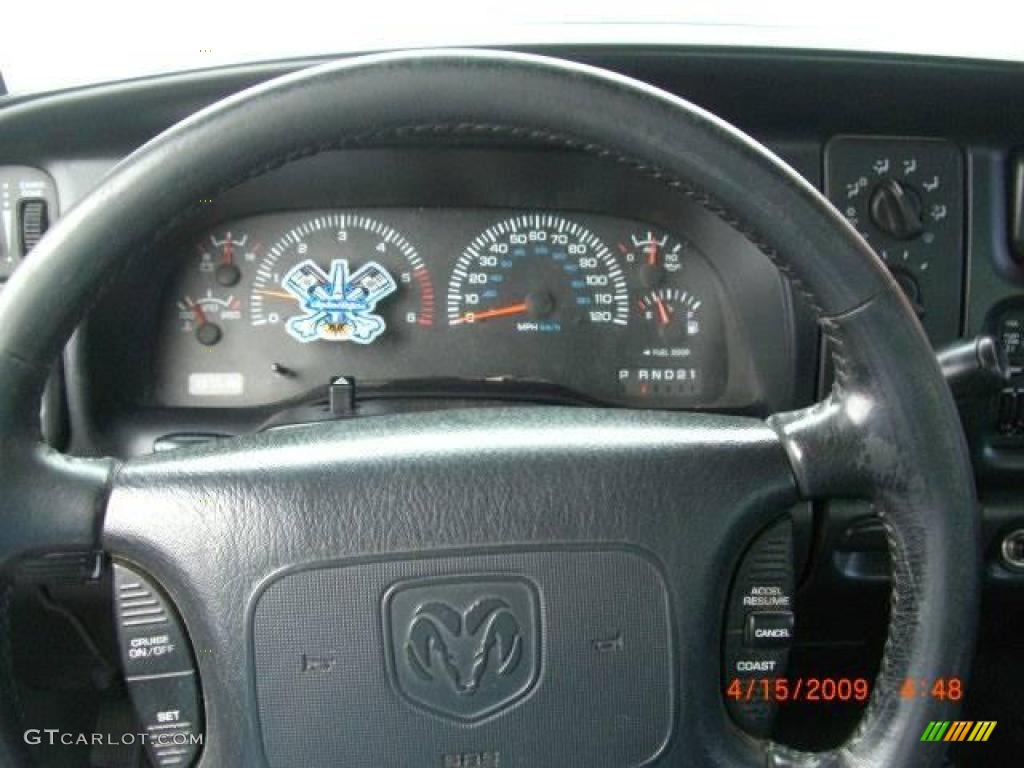 2000 Ram 1500 SLT Regular Cab 4x4 - Intense Blue Pearlcoat / Mist Gray photo #36