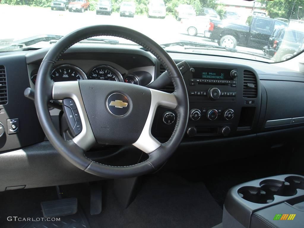 2008 Silverado 1500 LT Extended Cab 4x4 - Silver Birch Metallic / Dark Titanium photo #11