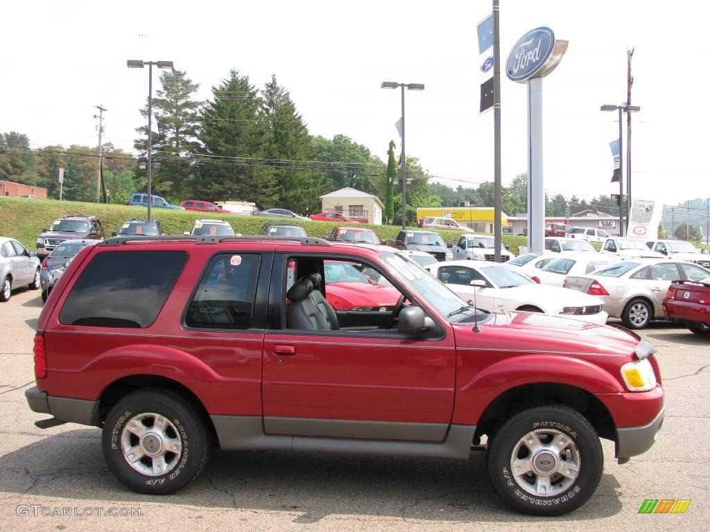 2001 Explorer Sport 4x4 - Toreador Red Metallic / Dark Graphite photo #5