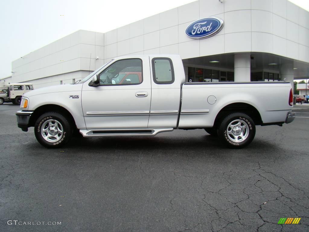1997 F150 XLT Extended Cab - Silver Frost Metallic / Medium Graphite photo #5