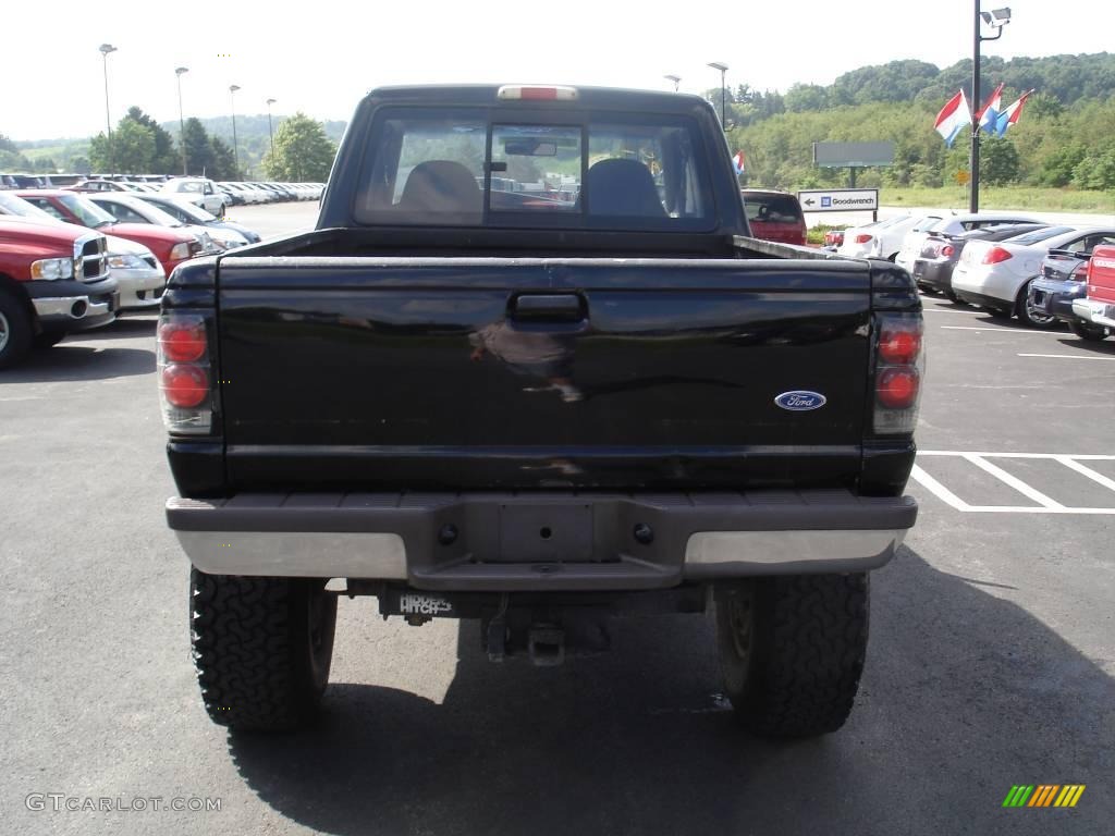 1997 Ranger XLT Extended Cab 4x4 - Black / Medium Graphite photo #3