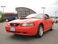 2004 Competition Orange Ford Mustang V6 Coupe  photo #2