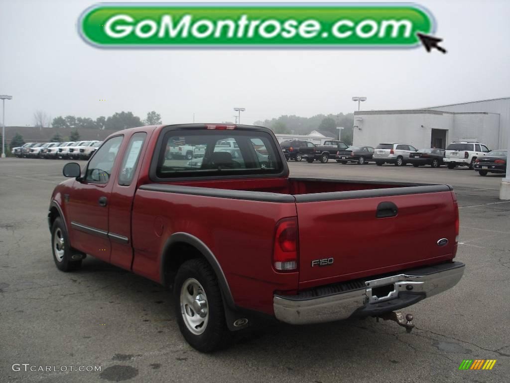 2002 F150 XL SuperCab - Toreador Red Metallic / Medium Graphite photo #5