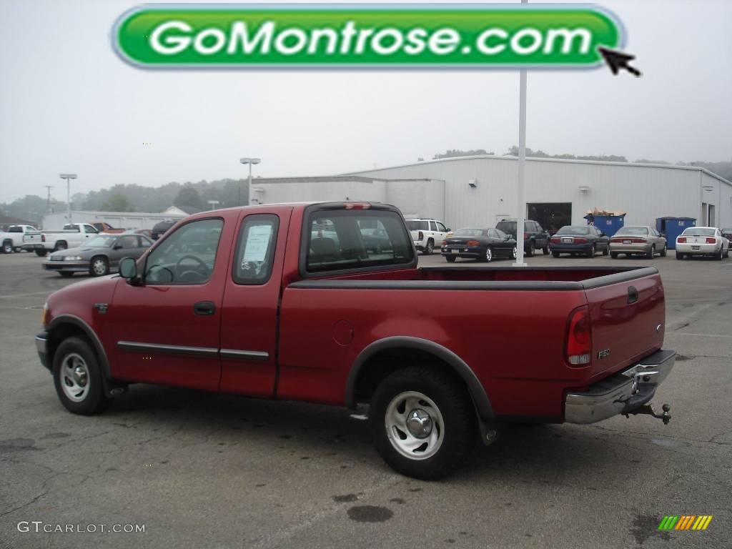 2002 F150 XL SuperCab - Toreador Red Metallic / Medium Graphite photo #6