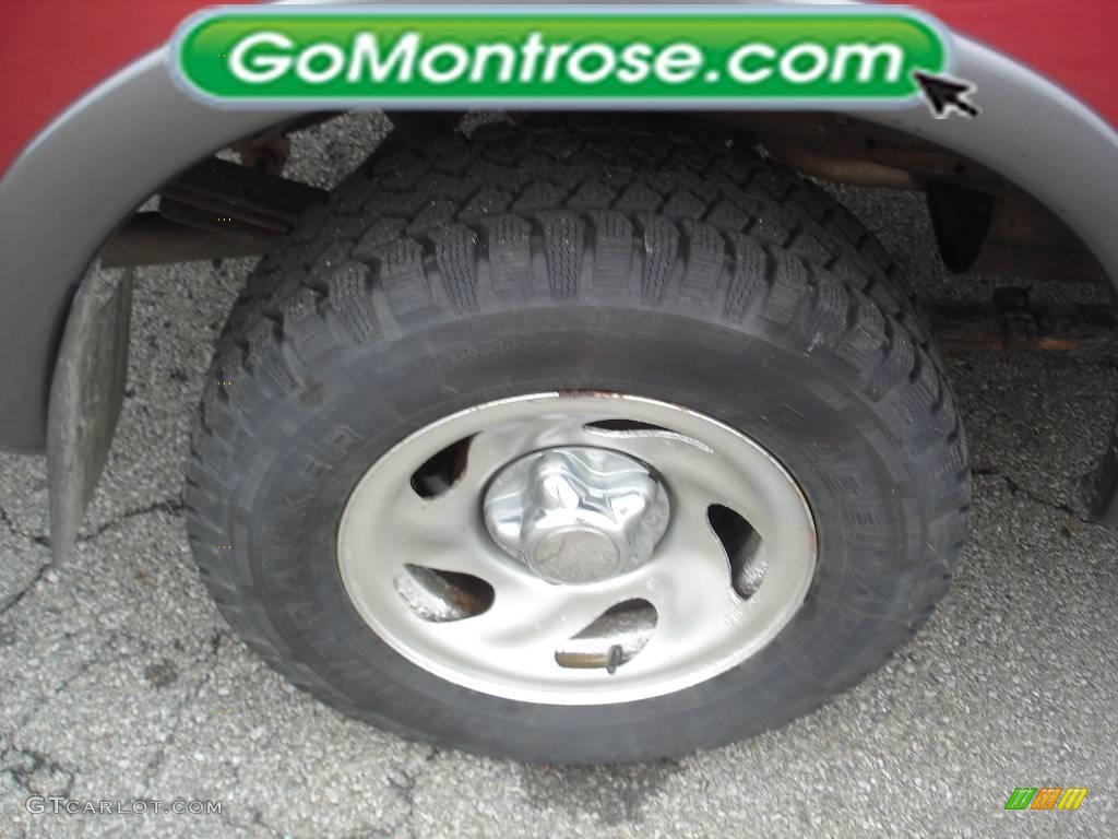 2002 F150 XL SuperCab - Toreador Red Metallic / Medium Graphite photo #24