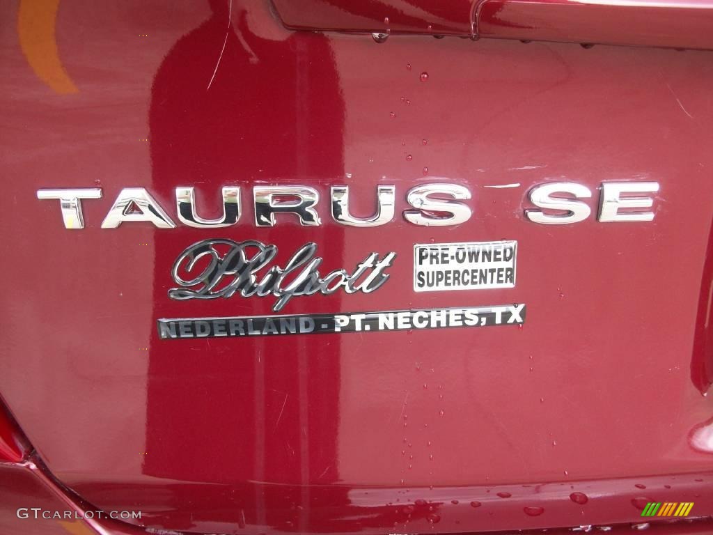 2007 Taurus SE - Merlot Metallic / Medium/Dark Flint photo #11