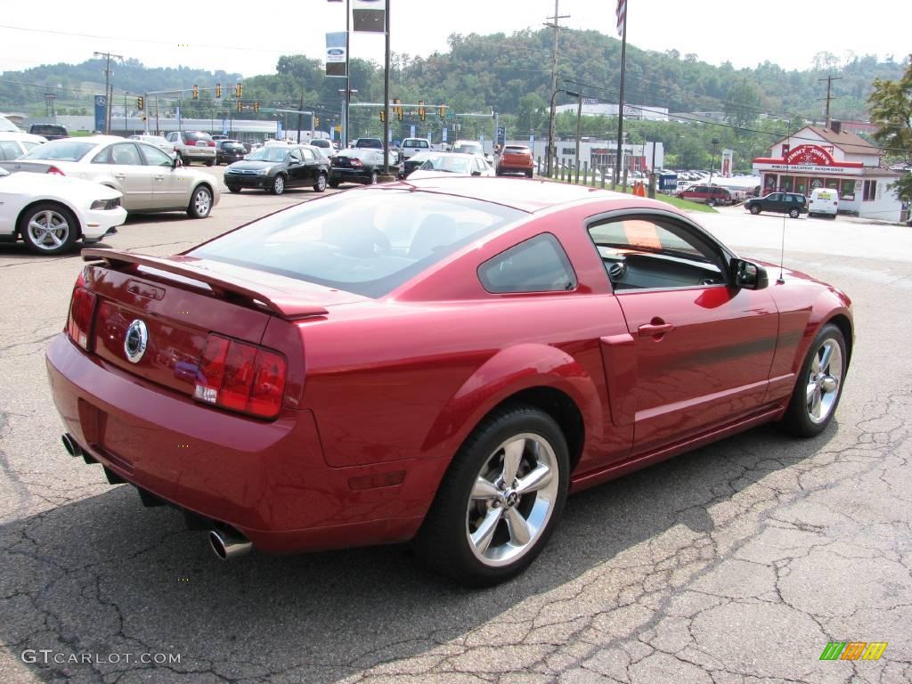 2008 Mustang GT/CS California Special Coupe - Dark Candy Apple Red / Charcoal Black/Dove photo #12