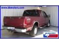 2004 Dark Toreador Red Metallic Ford F250 Super Duty XLT Crew Cab 4x4  photo #3