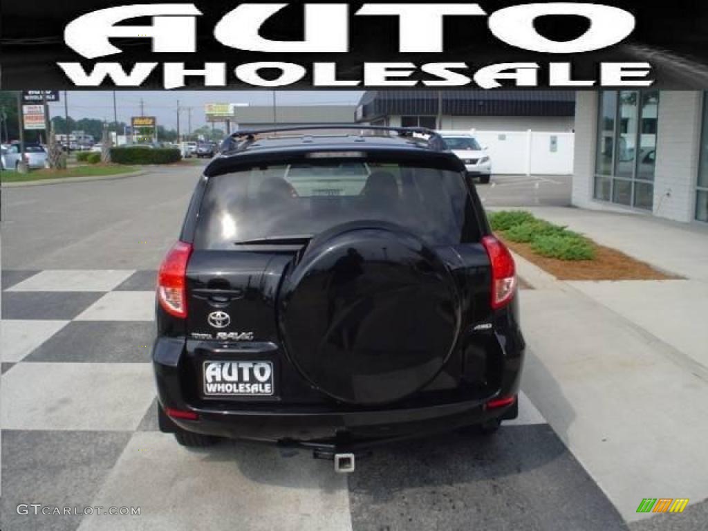 2008 RAV4 Limited 4WD - Black / Taupe photo #3