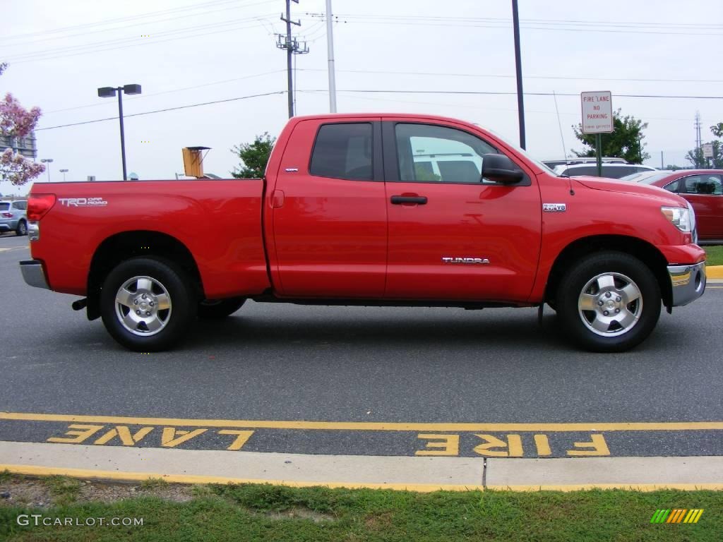 2007 Tundra SR5 TRD Double Cab 4x4 - Radiant Red / Graphite Gray photo #15
