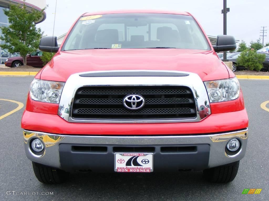 2007 Tundra SR5 TRD Double Cab 4x4 - Radiant Red / Graphite Gray photo #16