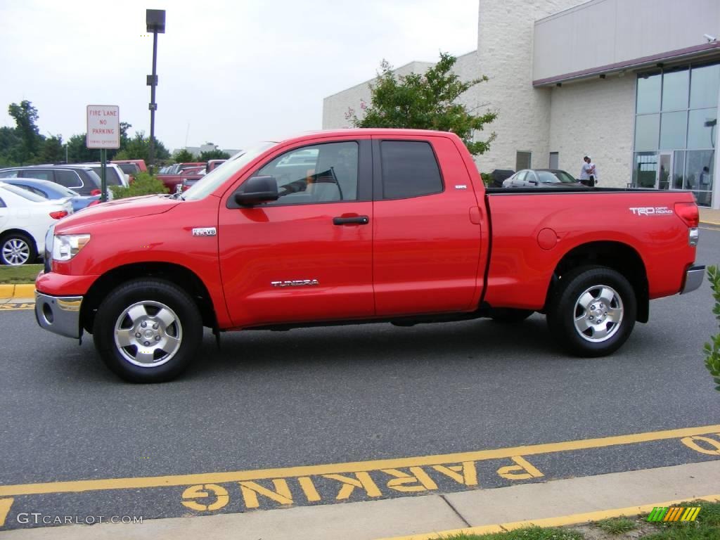 2007 Tundra SR5 TRD Double Cab 4x4 - Radiant Red / Graphite Gray photo #17