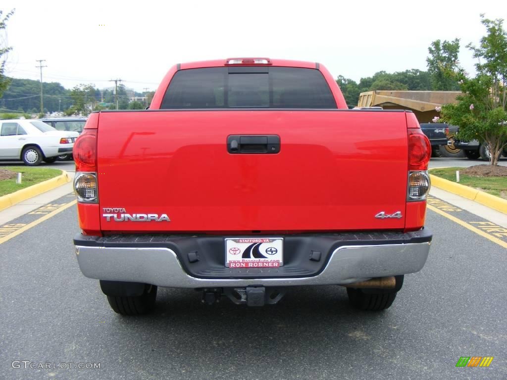 2007 Tundra SR5 TRD Double Cab 4x4 - Radiant Red / Graphite Gray photo #18