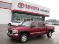 2004 Sport Red Metallic GMC Sierra 1500 SLT Crew Cab 4x4  photo #1