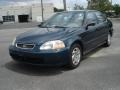Cypress Green Metallic - Civic LX Sedan Photo No. 1