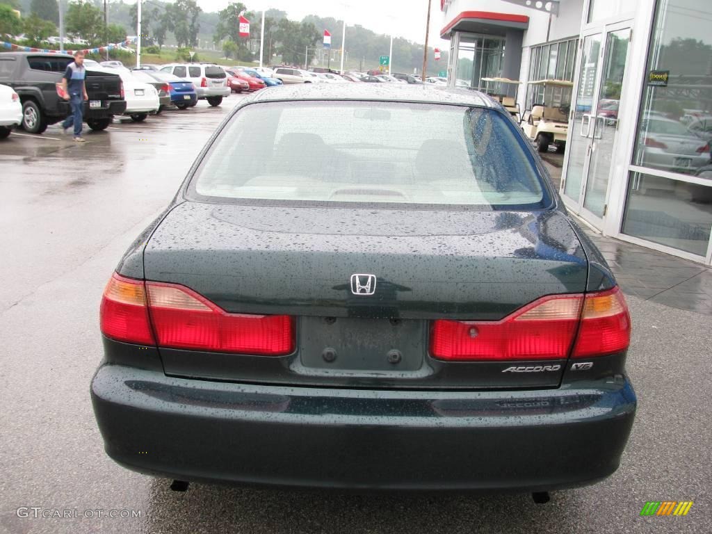 1998 Accord EX V6 Sedan - Dark Emerald Pearl / Ivory photo #10