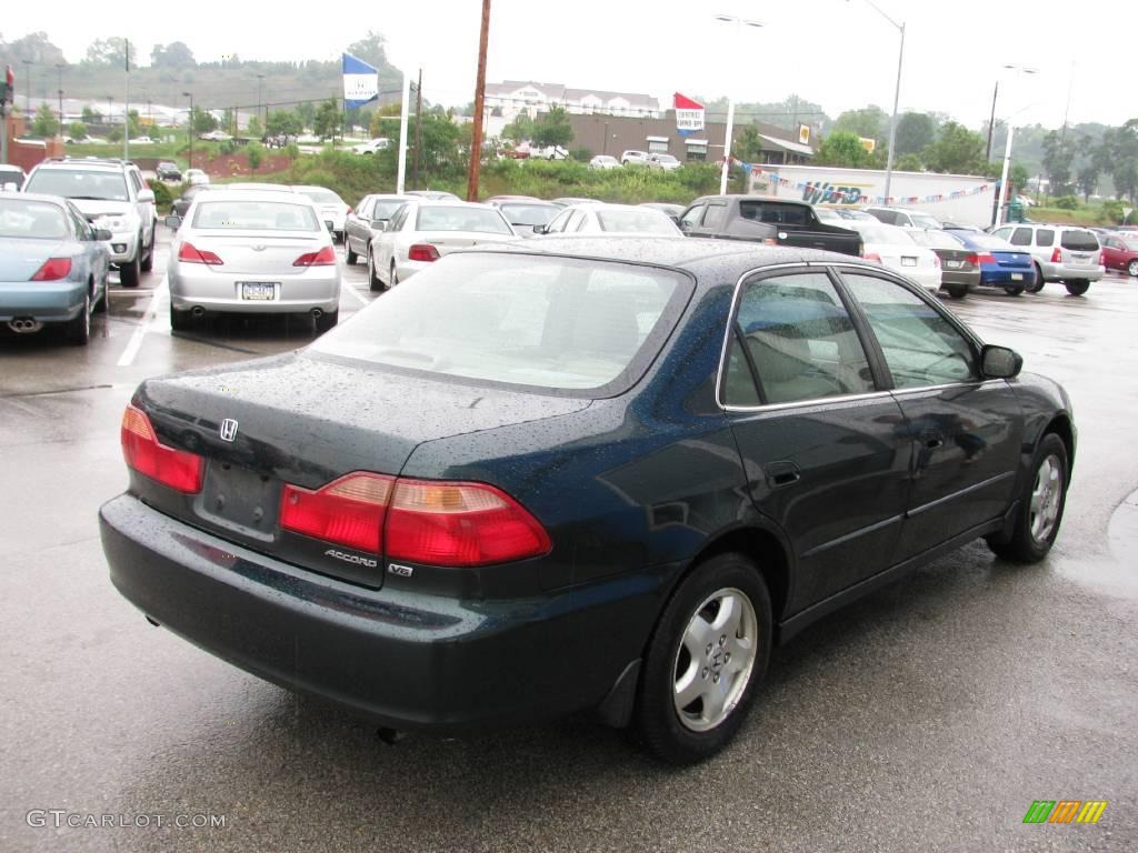 1998 Accord EX V6 Sedan - Dark Emerald Pearl / Ivory photo #12